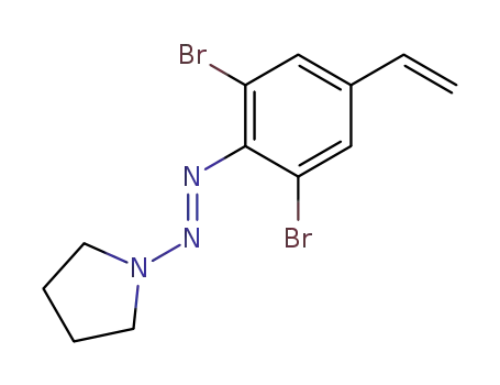 (2,6-dibromo-4-vinyl-phenyl)-pyrrolidin-1-yl-diazene