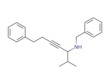 Benzenemethanamine, N-[1-(1-methylethyl)-5-phenyl-2-pentynyl]-