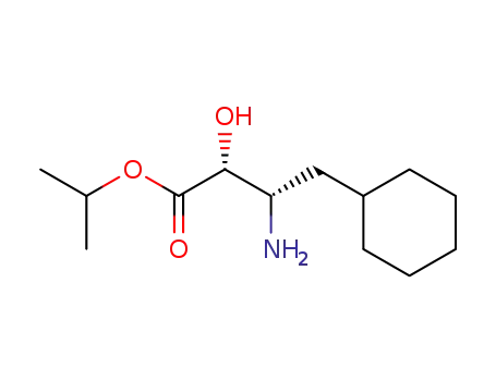2(R)-hydroxy-3(S)-amino-4-cyclohexylbutanoic acid 2-propyl ester
