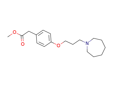 methyl (4-{[3-(hexahydro-1H-azepin-1-yl)propyl]oxy}phenyl)acetate
