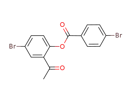 Benzoic acid, 4-bromo-, 2-acetyl-4-bromophenyl ester