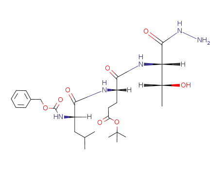L-Threonine, N-[(phenylmethoxy)carbonyl]-L-leucyl-L-a-glutamyl-,
2-(1,1-dimethylethyl) ester, 3-hydrazide