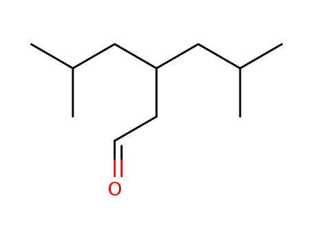 Molecular Structure of 388621-92-9 (Hexanal, 5-methyl-3-(2-methylpropyl)-)