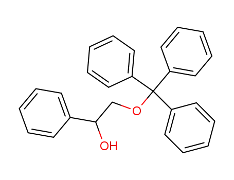 Molecular Structure of 177278-95-4 (Benzenemethanol, a-[(triphenylmethoxy)methyl]-)