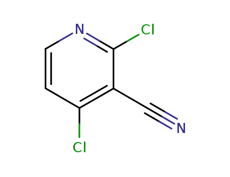 Molecular Structure of 180995-12-4 (2,4-DICHLORO-3-CYANOPYRIDINE)
