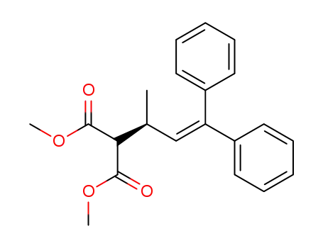 (S)-methyl 2-carbomethoxy-3-methyl-5,5-diphenylpent-4-enoate