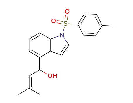 1H-Indole-4-methanol,
1-[(4-methylphenyl)sulfonyl]-a-(2-methyl-1-propenyl)-