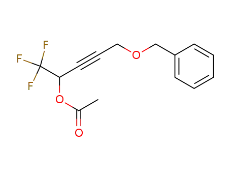 5-benzyloxy-2-acetoxy-1,1,1-trifluoro-3-pentyne