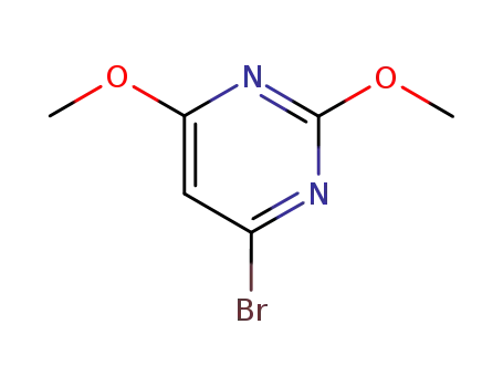 Molecular Structure of 60186-89-2 (4-BROMO-2,6-DIMETHOXY-PYRIMIDINE)