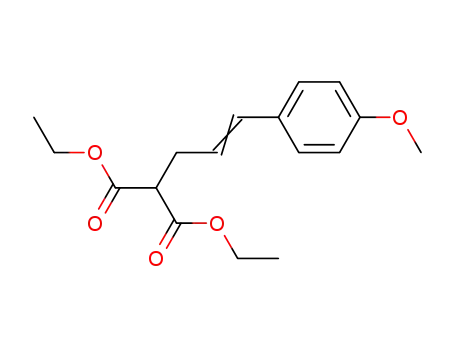 diethyl 2-[3-(4-methoxyphenyl)prop-2-enyl]malonate