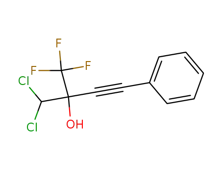 3-Butyn-2-ol, 2-(dichloromethyl)-1,1,1-trifluoro-4-phenyl-