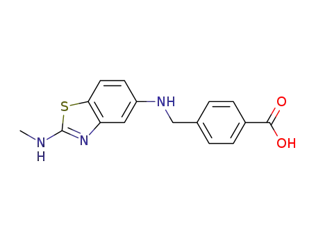 Benzoic acid, 4-[[[2-(methylamino)-5-benzothiazolyl]amino]methyl]-