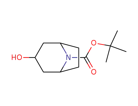 Molecular Structure of 478837-18-2 (tert-Butyl 3-hydroxy-8-azabicyclo[3.2.1]octane-8-carboxylate)