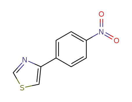 Molecular Structure of 3704-42-5 (4-(4-nitrophenyl)-1,3-thiazole)