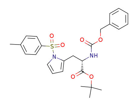 tert-butyl (S)-2-<(benzyloxy)carbonylamino>-3-<1-<(4-methylphenyl)sulfonyl>-1H-pyrrol-2-yl>propanoate