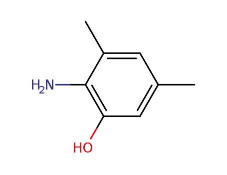 Molecular Structure of 23785-52-6 (2-amino-3,5-dimethylphenol)