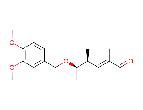 2-Hexenal, 5-[(3,4-dimethoxyphenyl)methoxy]-2,4-dimethyl-,
(2E,4S,5R)-