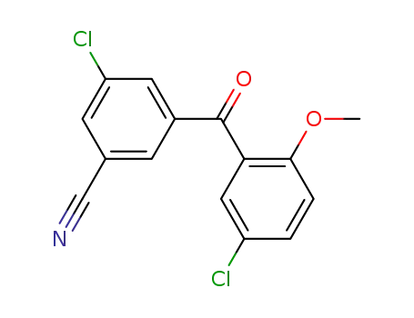 3-Chloro-5-(5-chloro-2-methoxybenzoyl)benzonitrile