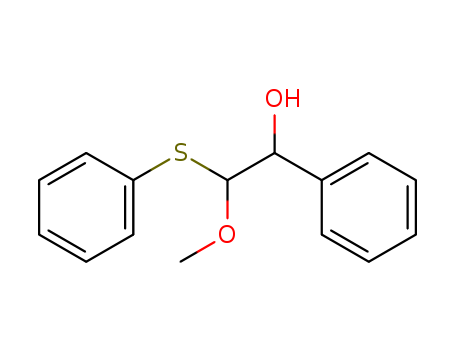Benzenemethanol, a-[methoxy(phenylthio)methyl]-