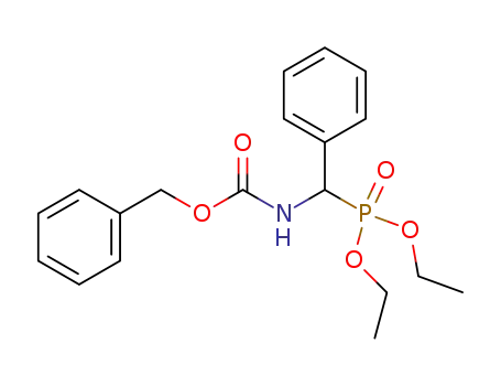 Molecular Structure of 38428-05-6 (Carbamic acid, [(diethoxyphosphinyl)phenylmethyl]-, phenylmethyl ester)