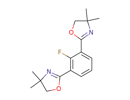 Molecular Structure of 84011-93-8 (Oxazole, 2,2'-(2-fluoro-1,3-phenylene)bis[4,5-dihydro-4,4-dimethyl-)