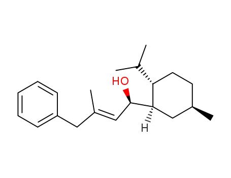 (S,E)-3-benzyl-1-((1R,2S,5R)-2-isopropyl-5-methylcyclohexyl)but-2-en-1-ol
