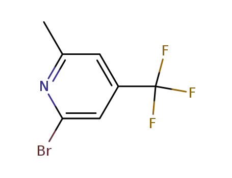 Molecular Structure of 451459-17-9 (2-BROMO-6-METHYL-4-TRIFLUOROMETHYLPYRIDINE)