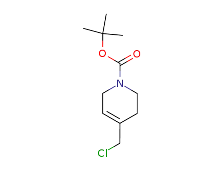 Molecular Structure of 159635-23-1 (tert-butyl 4-(chloromethyl)-5,6-dihydropyridine-1(2H)-carboxylate)