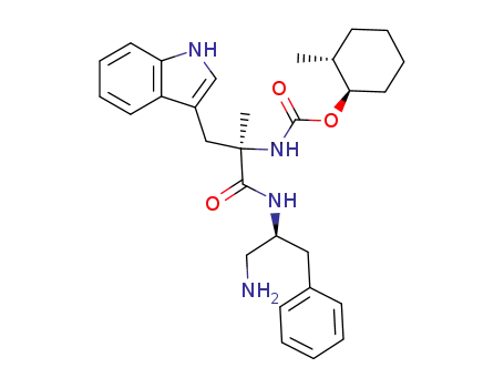 [(R)-1-((S)-1-Aminomethyl-2-phenyl-ethylcarbamoyl)-2-(1H-indol-3-yl)-1-methyl-ethyl]-carbamic acid (1R,2R)-2-methyl-cyclohexyl ester
