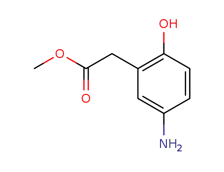 2-hydroxy-5-aminophenylacetic acid methyl ester
