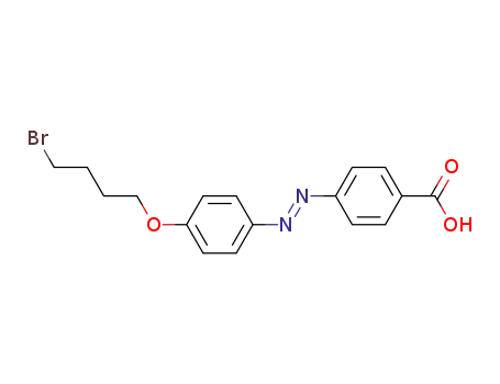 Benzoic acid, 4-[(1E)-[4-(4-bromobutoxy)phenyl]azo]-