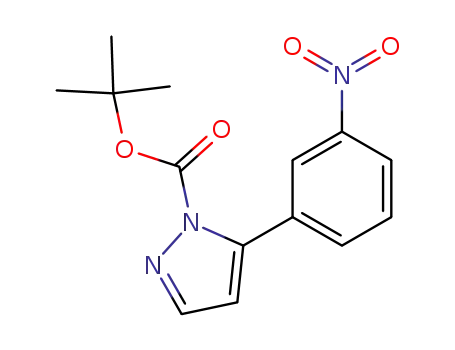 tert-butyl 5-(3-nitrophenyl)-1H-pyrazole-1-carboxylate