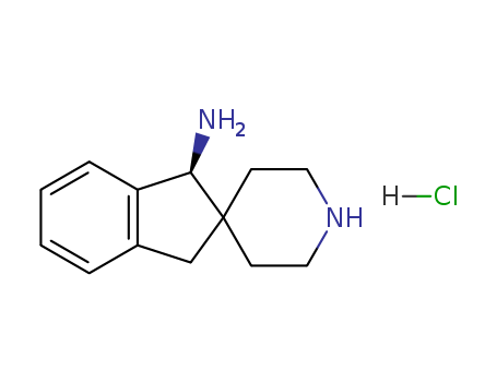 (S)-1,3-dihydrospiro[indene-2,4'-piperidin]-1-amine hydrochloride