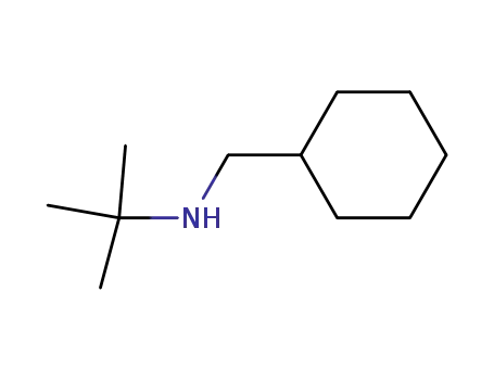 Molecular Structure of 65055-37-0 (TERT-BUTYL-CYCLOHEXYLMETHYL-AMINE)