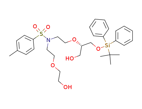 (S)-2-[(tert-butyldiphenylsilyloxy)methyl]-6-N-(p-toluenesulfonyl)-6-aza-3,9-dioxa-1,11-undecanediol