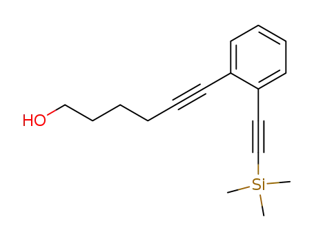 6-<2-<(trimethylsilyl)ethynyl>phenyl>hex-5-yn-1-ol