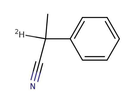Molecular Structure of 16428-57-2 (2-deuterio-2-phenyl-propionitrile)
