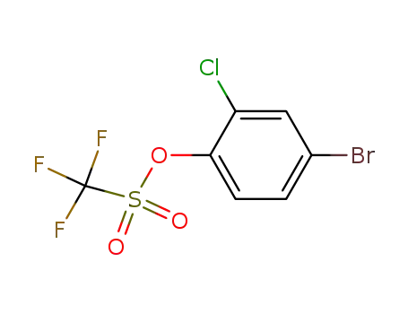 4-bromo-2-chloro-1-trifluoromethanesulfonyloxybenzene