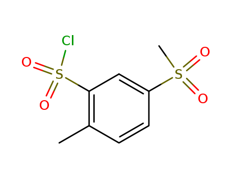5-Methanesulfonyl-2-methyl-benzenesulfonyl chloride