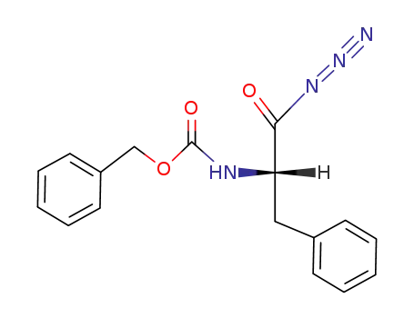 Carbamic acid, [2-azido-2-oxo-1-(phenylmethyl)ethyl]-, phenylmethyl
ester, (S)-