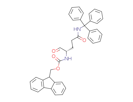 Carbamic acid, [(1S)-1-formyl-4-oxo-4-[(triphenylmethyl)amino]butyl]-,
9H-fluoren-9-ylmethyl ester