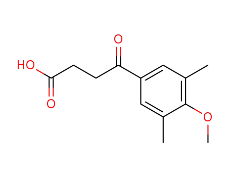 Molecular Structure of 103234-38-4 (4-(3,5-DIMETHYL-4-METHOXYPHENYL)-4-OXOBUTYRIC ACID)