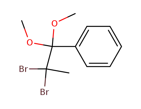 Benzene, (2,2-dibromo-1,1-dimethoxypropyl)-