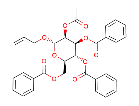 allyl 2-O-acetyl-3,4,6-tri-O-benzoyl-α-D-mannopyranoside