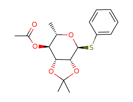 phenyl 4-O-acetyl-2,3-O-isopropylidene-1-thio-α-L-rhamnopyranoside