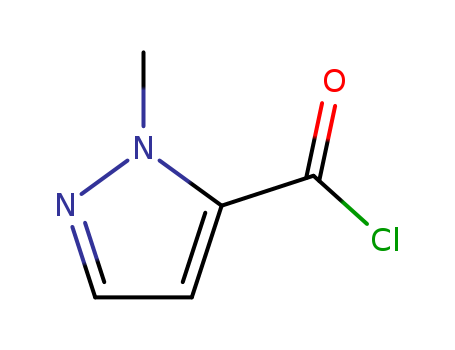 1H-Pyrazole-5-carbonylchloride, 1-methyl-