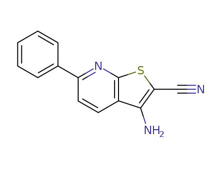 Thieno[2,3-b]pyridine-2-carbonitrile, 3-amino-6-phenyl-