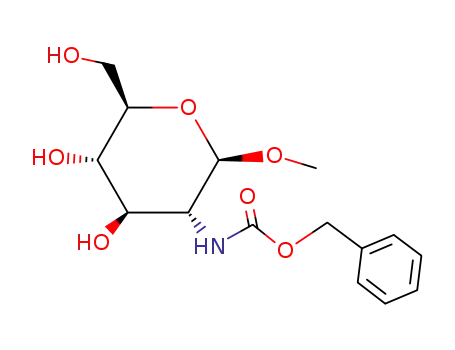 benzyl ((2R,3R,4R,5S,6R)-4,5-dihydroxy-6-(hydroxymethyl)-2-methoxytetrahydro-2H-pyran-3-yl)carbamate