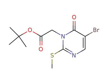 tert-Butyl 5-bromo-2-(methylthio)-6-oxopyrimidine-1-acetate