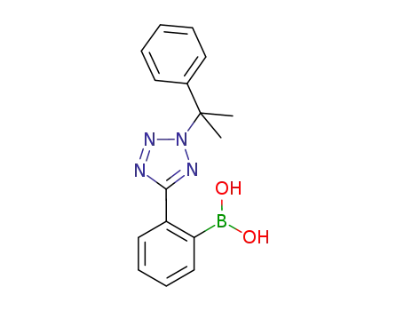 B-[2-[2-(1-Methyl-1-phenylethyl)-2H-tetrazol-5-yl]phenyl]boronic acid